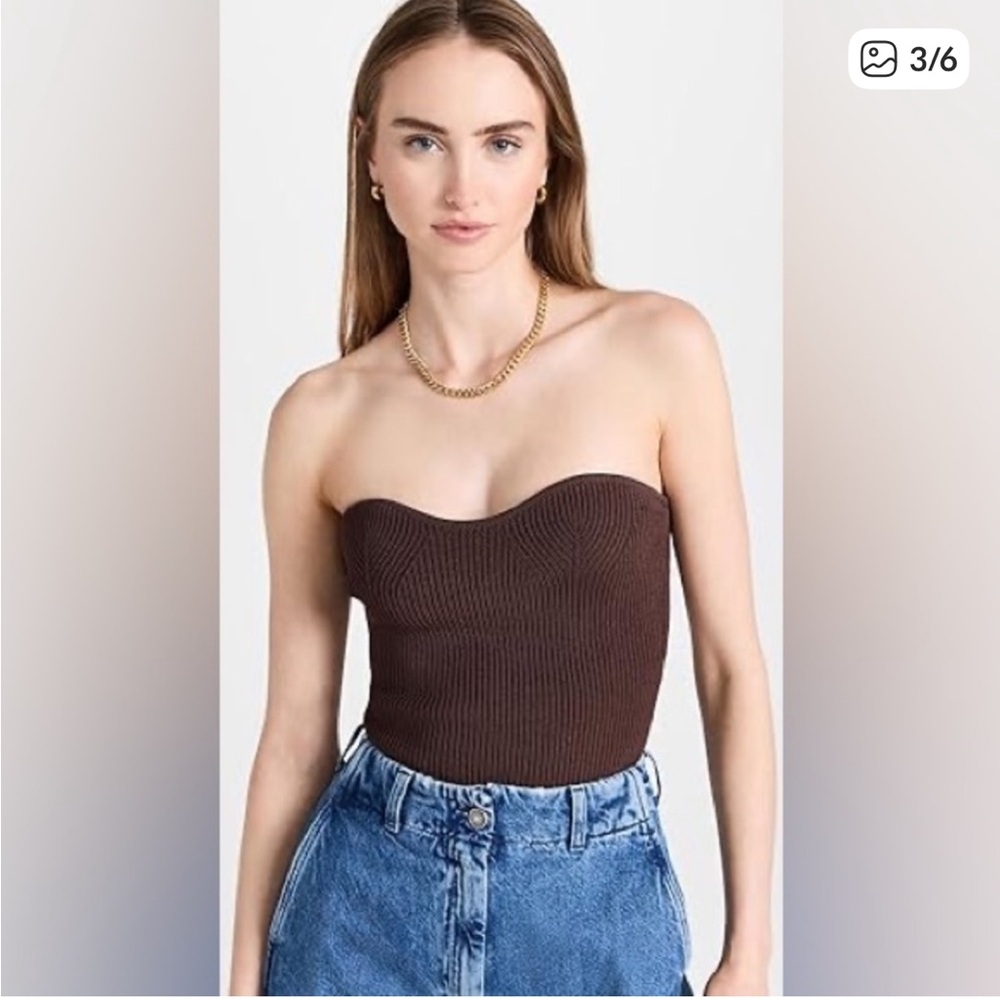 Pixie Market Sweetheart Knit Top